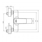 Смеситель для ванны Villeroy&Boch Subway 2.0 Смеситель для ванны Villeroy&Boch Subway 2.0